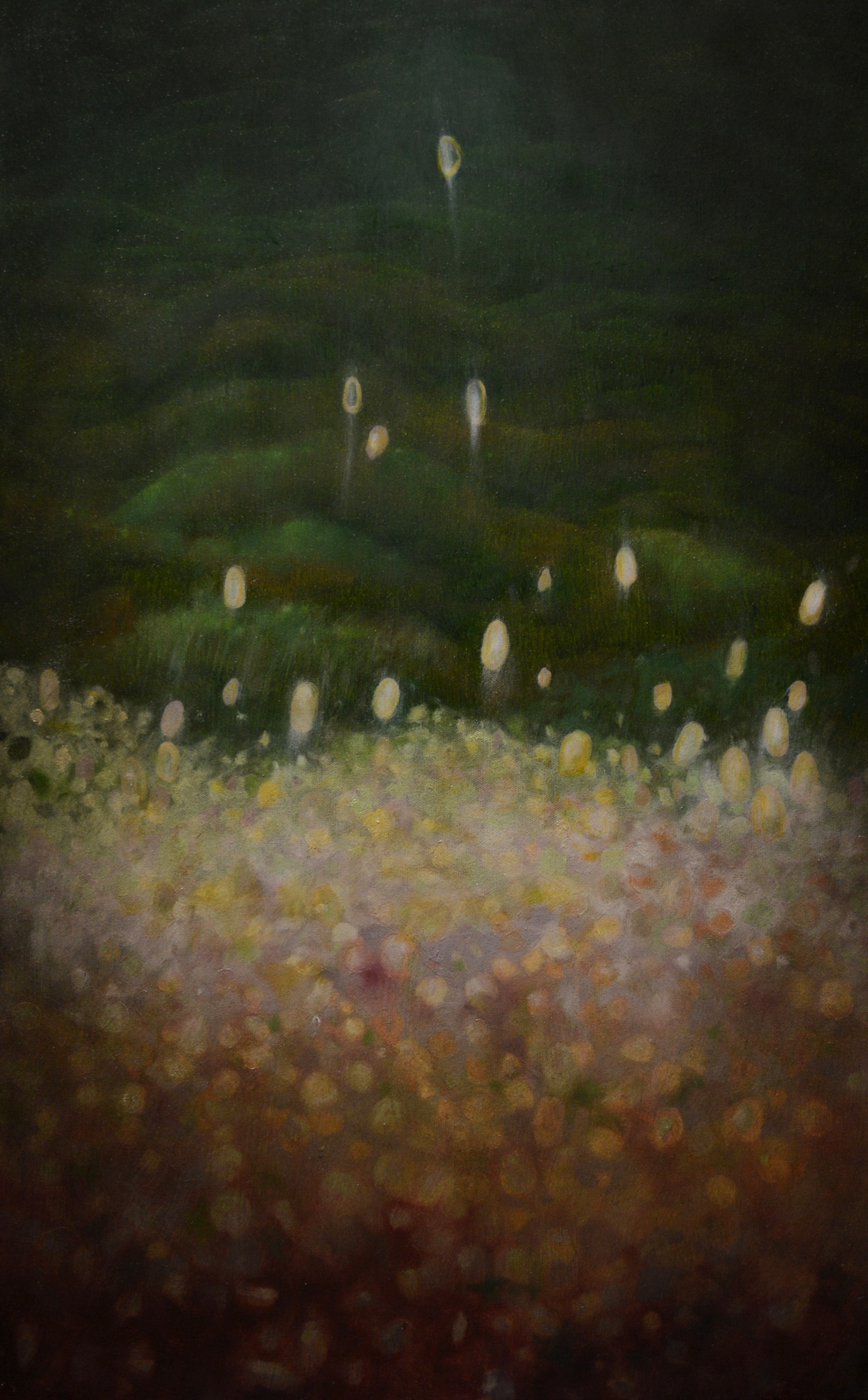 Samblalaul · õli lõuendil, 2023 · 70 × 40 cm